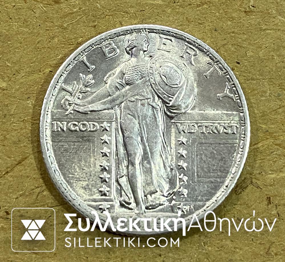 USA Quarter 1919 UNC RARE